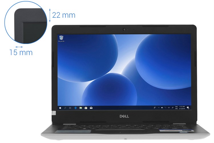 Laptop Dell Inspiron 14 3480 i5 8265U/4GB/1TB/Win10 (N4I5107W) Màu Bạc