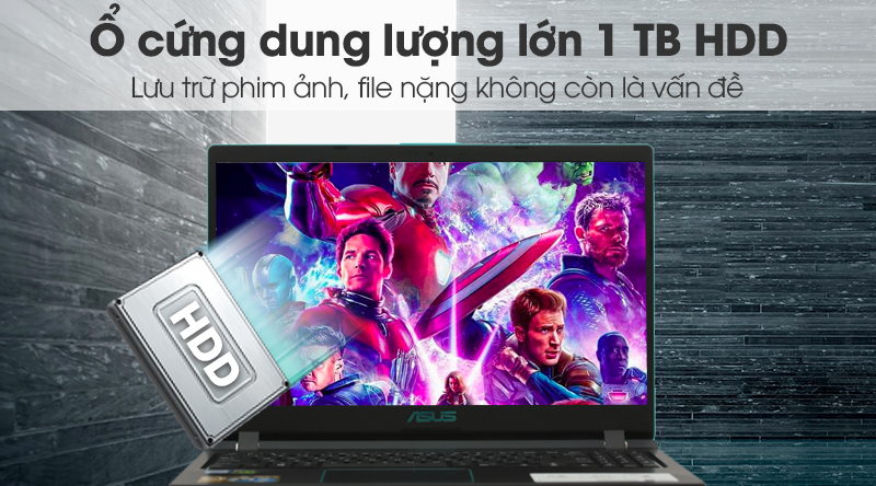 Laptop Asus Rog F560UD i5 8250U/8GB/1TB/ GTX1050/Win10 (BQ400T)