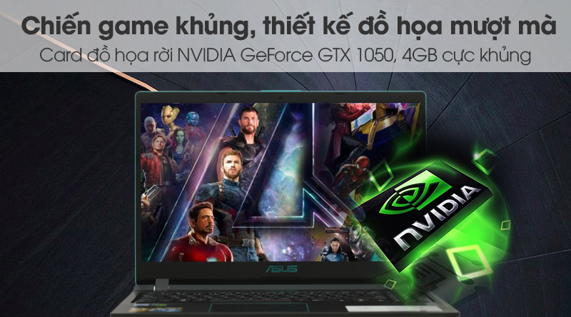 Laptop Asus Rog F560UD i5 8250U/8GB/1TB/ GTX1050/Win10 (BQ400T)