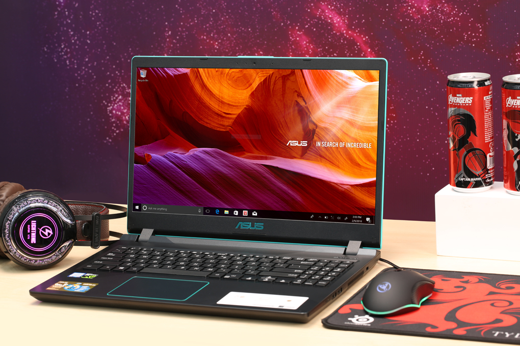 Laptop Asus Rog F560UD i5 8250U/8GB/1TB/ GTX1050/Win10 (BQ400T) Màu Đen