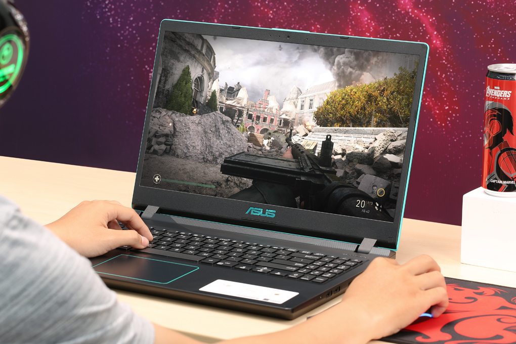 Laptop Asus Rog F560UD i5 8250U/8GB/1TB/ GTX1050/Win10 (BQ400T) Màu Đen