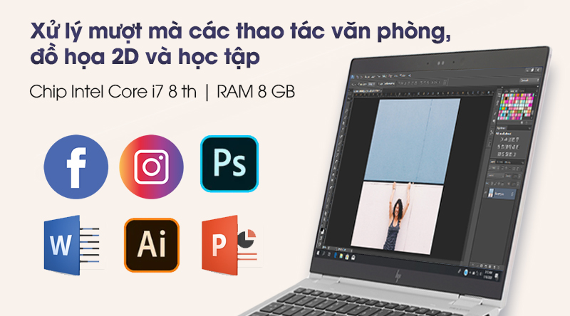 Laptop HP EliteBook X360 1030 G3 i7 8550U/8GB/256GB/Touch/Win10 (5AS44PA)