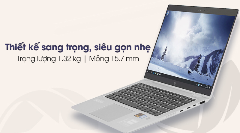 Laptop HP EliteBook X360 1030 G3 5AS44PA linh hoạt và sang trọng