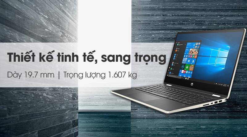 Laptop HP Palivion X360 14 dh0104TU i5 8265U/4GB/1TB/Win10 (6ZF32PA)