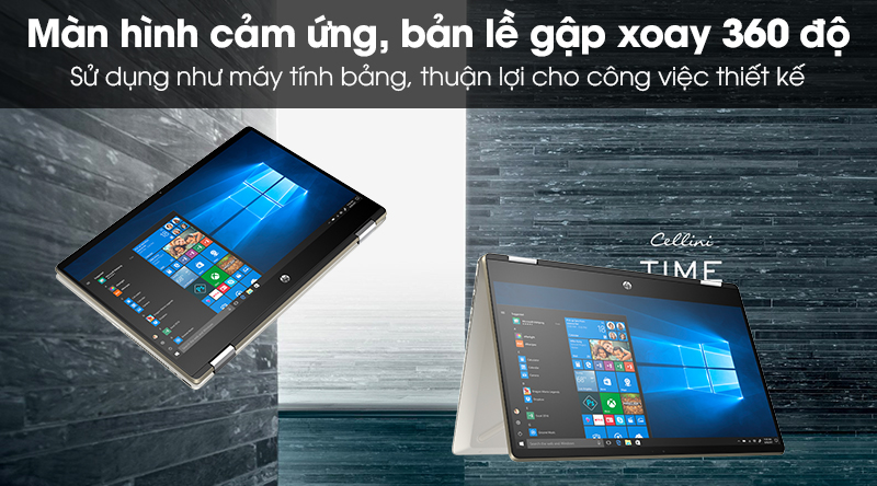 Laptop HP Palivion X360 14 dh0104TU i5 8265U/4GB/1TB/Win10 (6ZF32PA)