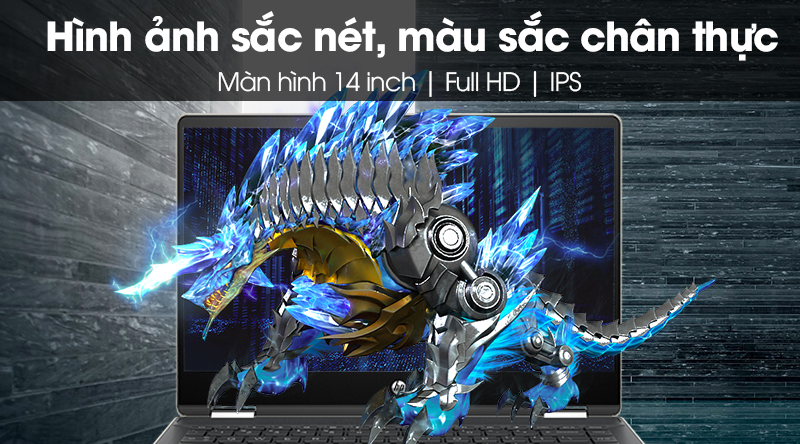 Laptop HP Palivion X360 14 dh0104TU i5 8265U/4GB/1TB/Win10 (6ZF32PA)