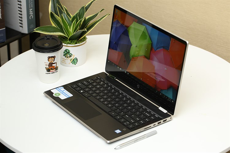 Laptop HP Palivion X360 14 dh0104TU i5 8265U/4GB/1TB/Win10 (6ZF32PA) Màu Vàng