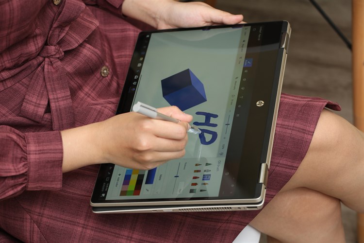 Laptop HP Palivion X360 14 dh0104TU i5 8265U/4GB/1TB/Win10 (6ZF32PA) Màu Vàng
