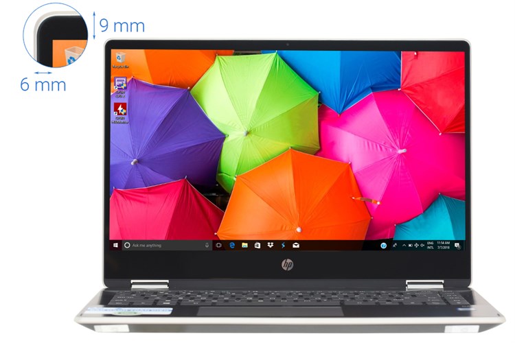 Laptop HP Palivion X360 14 dh0104TU i5 8265U/4GB/1TB/Win10 (6ZF32PA) Màu Vàng