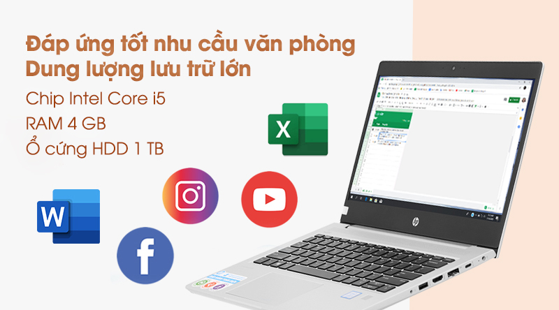 Laptop HP Probook 430 G6 (5YM98PA) cấu hình ổn định Laptop HP Probook 430 G6 (5YM98PA) cấu hình ổn định