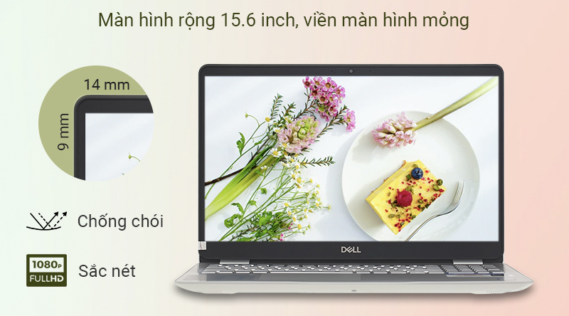 Laptop Dell Inspiron 15 5584 i5 8265U/8GB/256GB/2GB MX130/Win10 (N5I5413W)