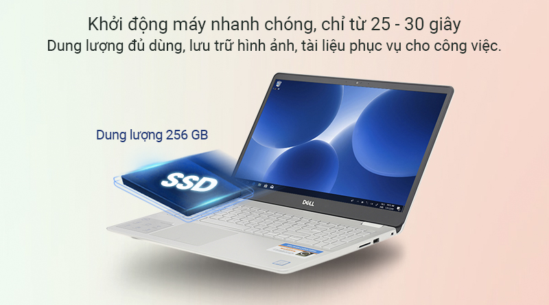 Laptop Dell Inspiron 15 5584 i5 8265U/8GB/256GB/2GB MX130/Win10 (N5I5413W)