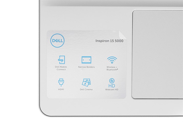 Laptop Dell Inspiron 15 5584 i5 8265U/8GB/256GB/2GB MX130/Win10 (N5I5413W) Màu Bạc