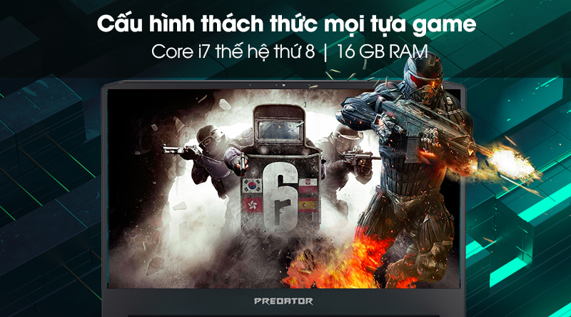 Laptop Acer Predator Triton 500 PT515 51 7398 i7 8750H/16GB/256GB/8GB RTX2070/Win10 (NH.Q4XSV.003)