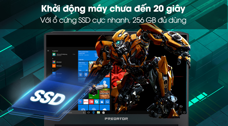 Laptop Acer Predator Triton 500 PT515 51 7398 i7 8750H/16GB/256GB/8GB RTX2070/Win10 (NH.Q4XSV.003)