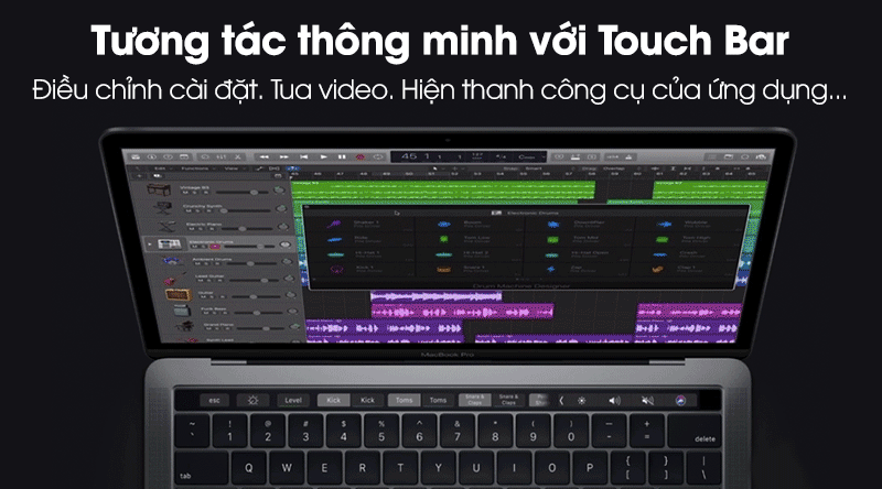 Laptop Apple Macbook Pro 2019 Touch i7 2.6GHz/16GB/256GB/ Radeon 555X (MV902SA/A)