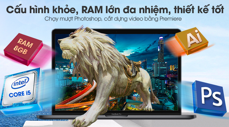 Laptop Apple Macbook Pro 2019 Touch i5 2.4GHz/8GB/256GB (MV962SA/A)