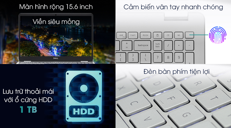 Laptop Dell Inspiron 5584 i3 8145U/4GB/1TB/Win10 (70186849)