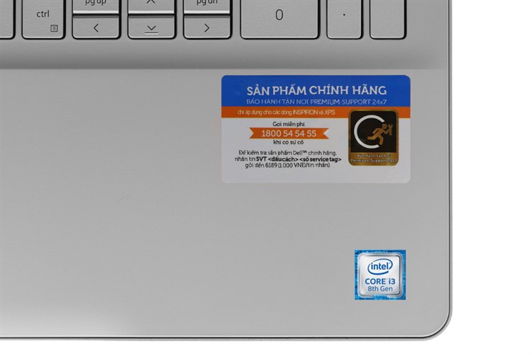 Laptop Dell Inspiron 5584 i3 8145U/4GB/1TB/Win10 (70186849) Màu Bạc