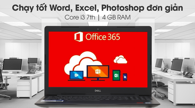 Laptop Dell Inspiron 3581 i3 7020U/4GB/1TB/2GB AMD 520/Win10 (N5I3150W)