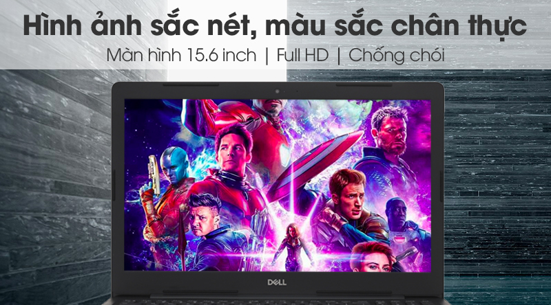 Laptop Dell Inspiron 3581 i3 7020U/4GB/1TB/2GB AMD 520/Win10 (N5I3150W)