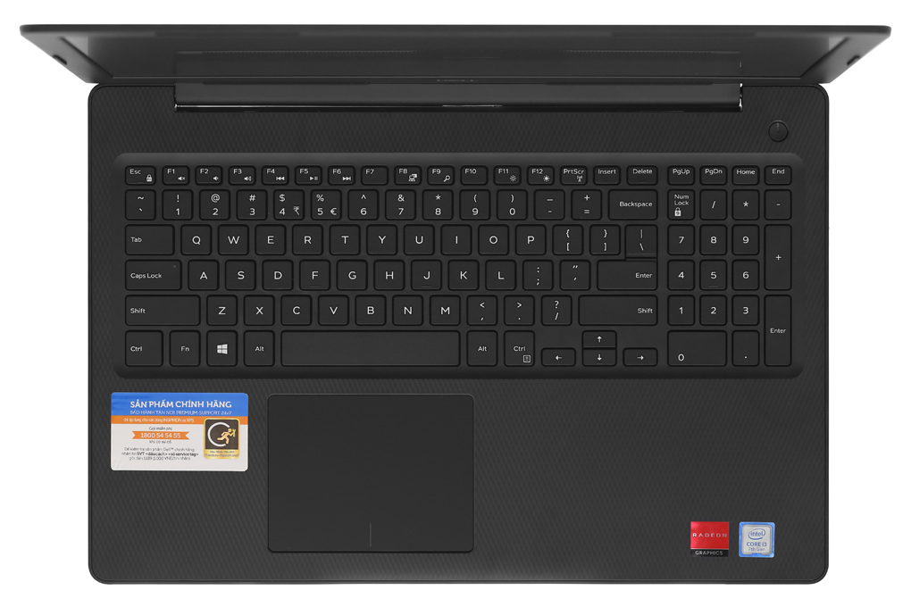 Laptop Dell Inspiron 3581 i3 7020U/4GB/1TB/2GB AMD 520/Win10 (N5I3150W) Màu Đen