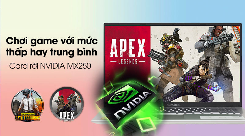 Laptop Asus VivoBook A512F i5 8265U/8GB/512GB/2GB MX250/Win10 (EJ222T)