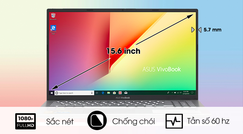 Laptop Asus VivoBook A512F i5 8265U/8GB/512GB/2GB MX250/Win10 (EJ222T)