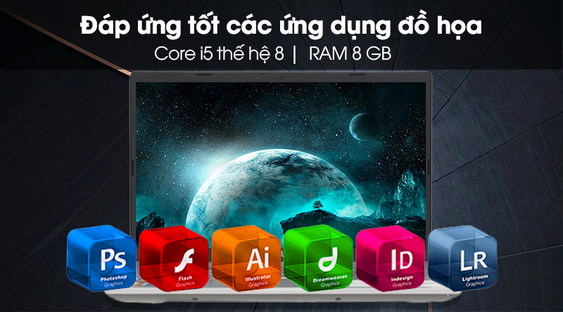 Laptop Asus VivoBook X409FA i5 8265U/8GB/1TB/Win10 (EK138T)