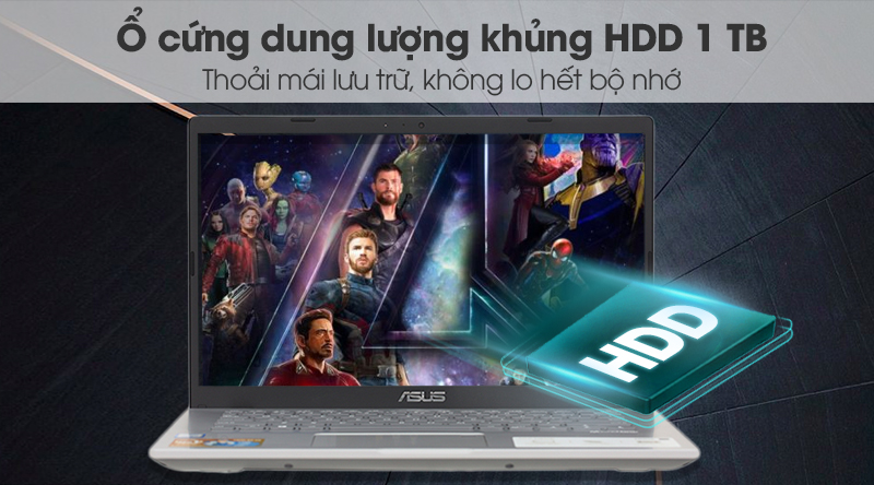 Laptop Asus VivoBook X409FA i5 8265U/8GB/1TB/Win10 (EK138T)