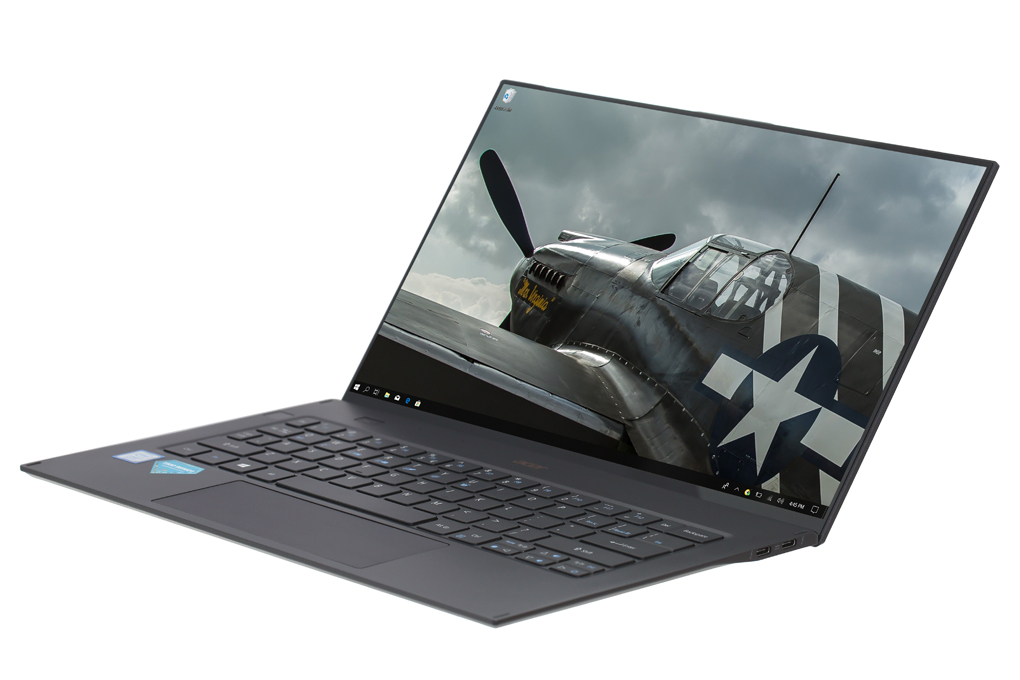 Laptop Acer Swift 7 SF714 52T 76C6 i7 8500Y/16GB/512GB/Touch/Túi/Win10 (NX.H98SV.001) Màu Đen