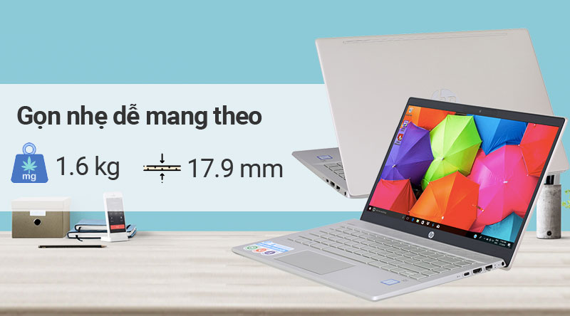 Laptop HP Pavilion 14 ce2035tu i3 8145U/4GB/1TB/Win10 (6YZ18PA)