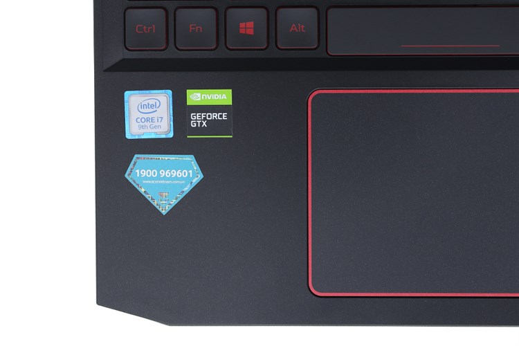Laptop Acer Nitro AN515 54 71HS i7 9750H/8GB/256GB/4GB GTX1650/Win10 (NH.Q59SV.018) Màu Đen