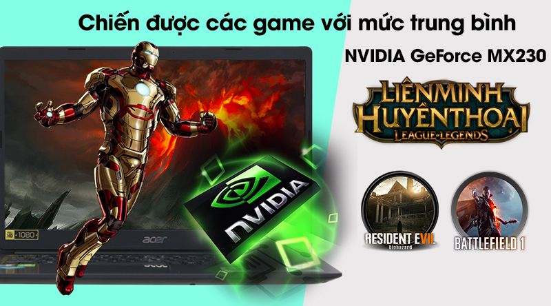 Laptop Acer Aspire A315 55G 78Q1 i7 8565U/8GB/512GB/2GB MX230/Win10 (NX.HEDSV.003)