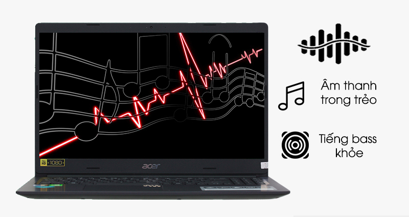 Công nghệ âm thanh trên laptop Acer Aspire A315