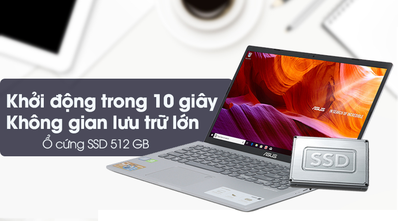 Laptop Asus VivoBook X509FJ i7 8565U/8GB/512GB/2GB MX230/Win10 (EJ133T)