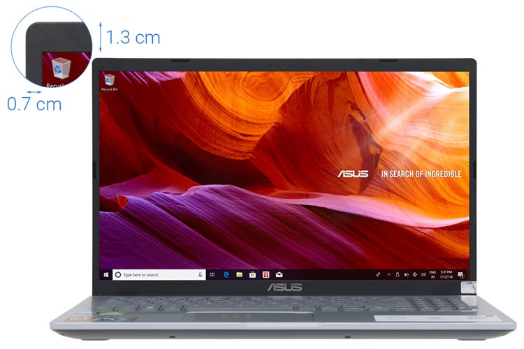 Laptop Asus VivoBook X509FJ i7 8565U/8GB/512GB/2GB MX230/Win10 (EJ133T) Màu Bạc