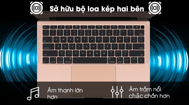 Laptop Apple Macbook Air 2019 i5 1.6GHz/8GB/128GB (MVFM2SA/A)