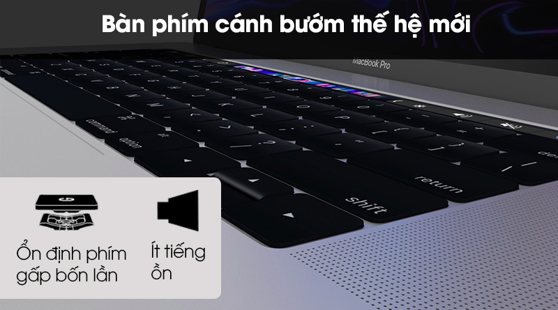 Laptop Apple Macbook Pro Touch 2019 i5 1.4GHz/8GB/128GB (MUHN2SA/A)