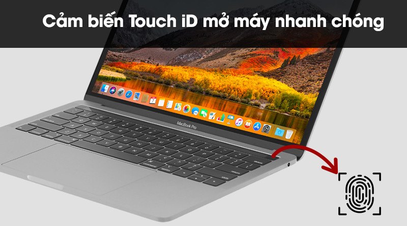 Laptop Apple Macbook Pro Touch 2019 i5 1.4GHz/8GB/128GB (MUHN2SA/A)