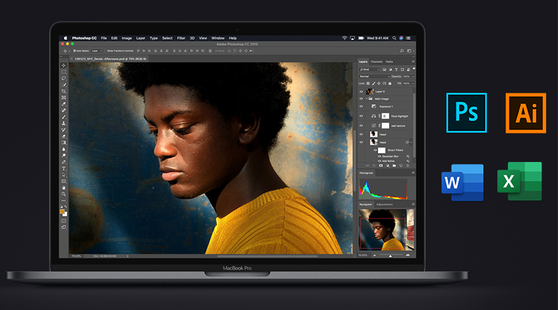 Thiết kế của Laptop Apple MacBook Pro Touch 2019 i5 (MUHN2SA / A)