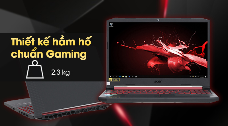 Laptop Acer Nitro AN515 54 52EZ i5 9300H/8GB/256GB/4GB GTX1650/Win10 (NH.Q59SV.019)