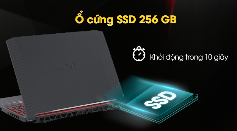 Laptop Acer Nitro AN515 54 52EZ i5 9300H/8GB/256GB/4GB GTX1650/Win10 (NH.Q59SV.019)