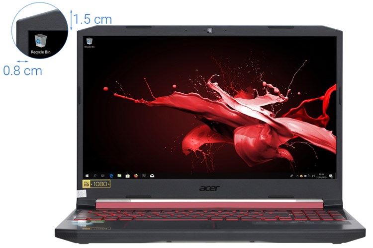 Laptop Acer Nitro AN515 54 52EZ i5 9300H/8GB/256GB/4GB GTX1650/Win10 (NH.Q59SV.019)