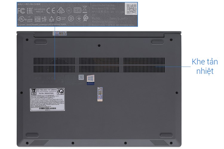 Laptop Lenovo Ideapad S145 15IWL i7 8565U/8GB/512GB/2GB MX110/Win10 (81MV00TAVN) Màu Xám