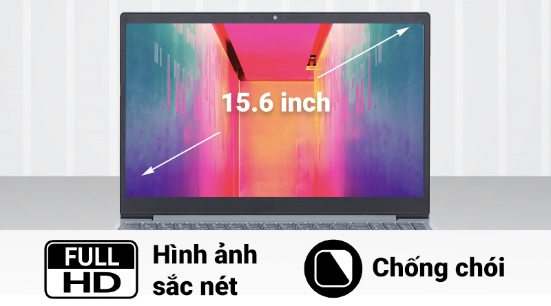 Laptop Lenovo Ideapad S145 15IWL i7 có màn hình 15.6 inch Full HD