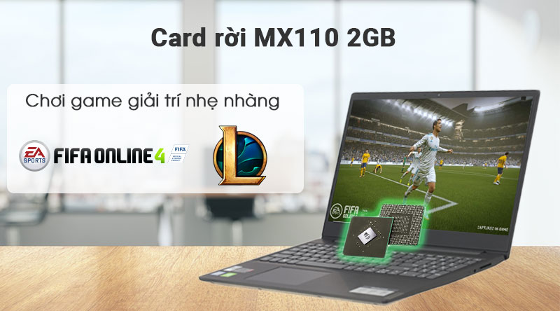 Laptop Lenovo Ideapad S145 15IWL i3 8145U/4GB/256GB/2GB MX110/Win10 (81MV00SXVN)