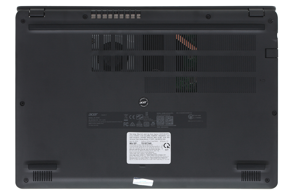 Laptop Acer Aspire 3 A315 54 57PJ i5 8265U/4GB/256GB/Win10 (NX.HEFSV.004) - 11