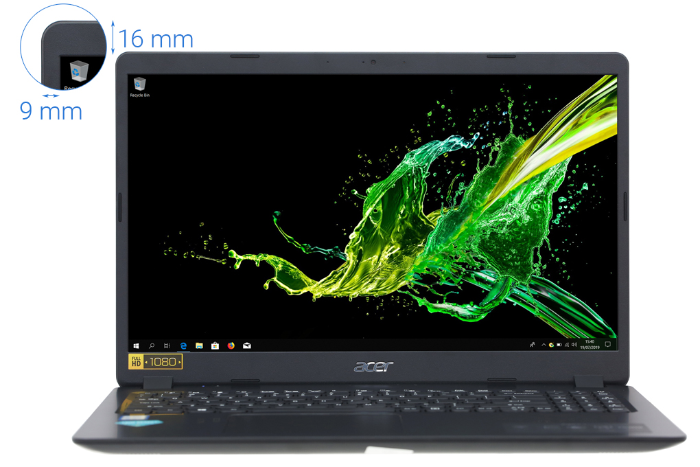 Laptop Acer Aspire 3 A315 54 57PJ i5 8265U/4GB/256GB/Win10 (NX.HEFSV.004) - 3