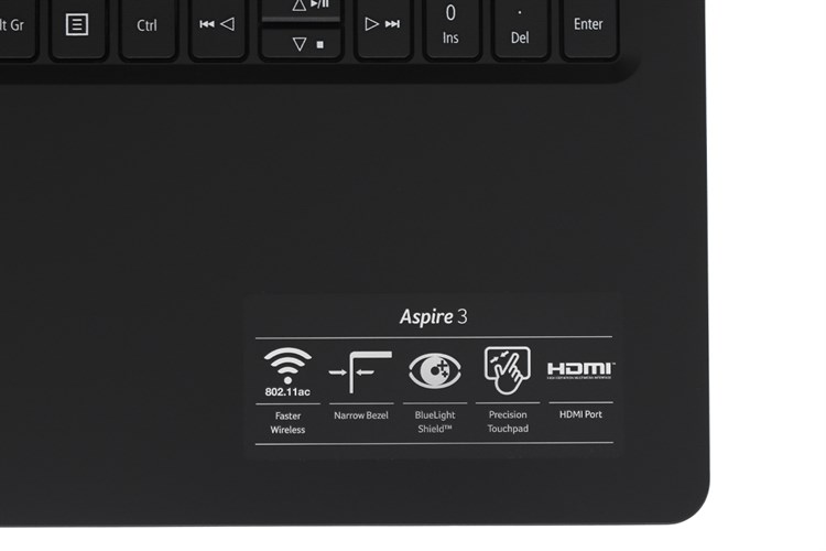 Laptop Acer Aspire 3 A315 54K 30FK i3 7020U/4GB/1TB/Win10 (NX.HEESV.003) Màu Đen